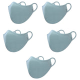 Reusable Washable 3-Ply Face Mask 5-Pack Face Masks & PPE - Tophatter Daily Deals
