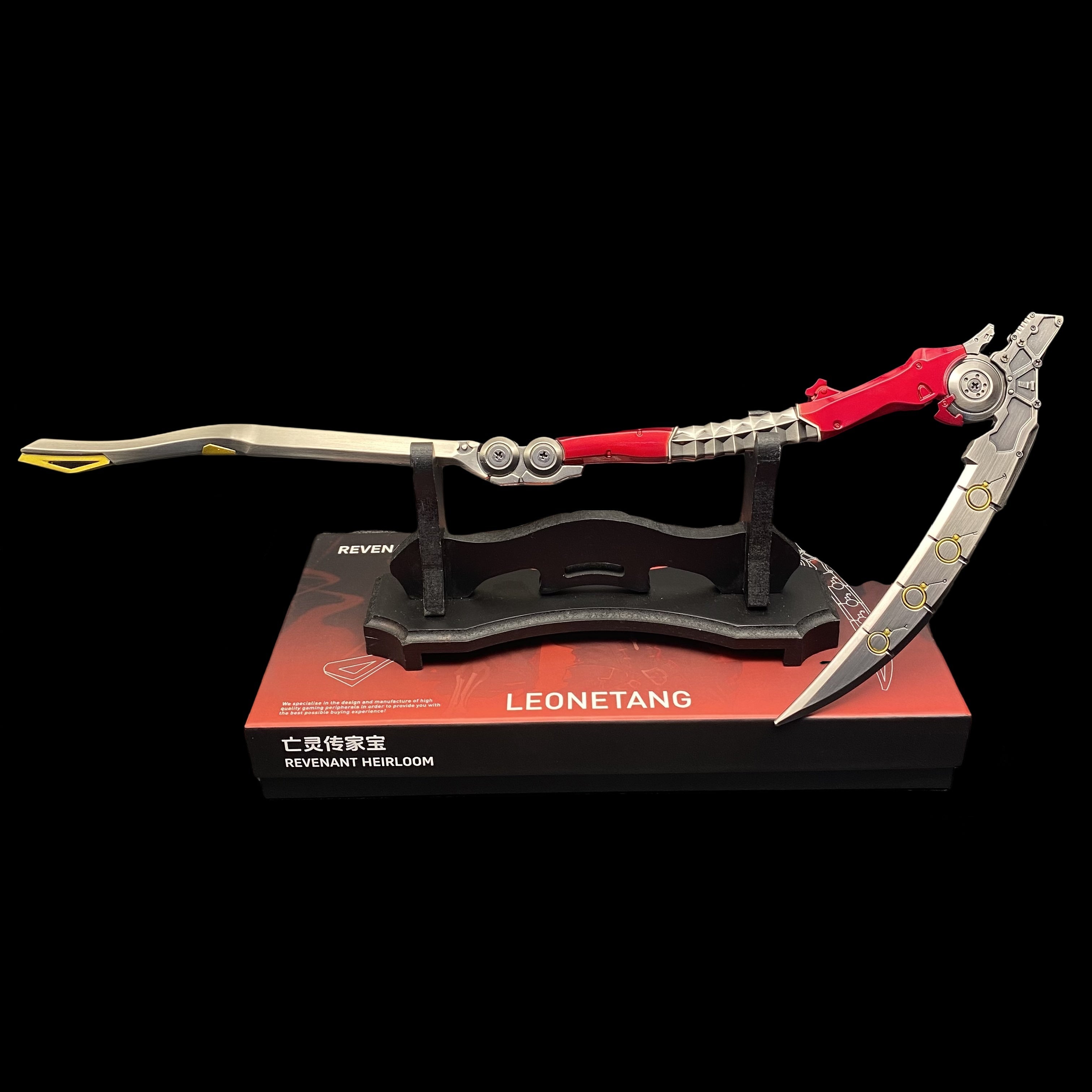 Revenant Heirloom Dead Man's Curve Metal Replica 1:3 Scale Heirloom & Wooden Stand - Tophatter Daily Deals