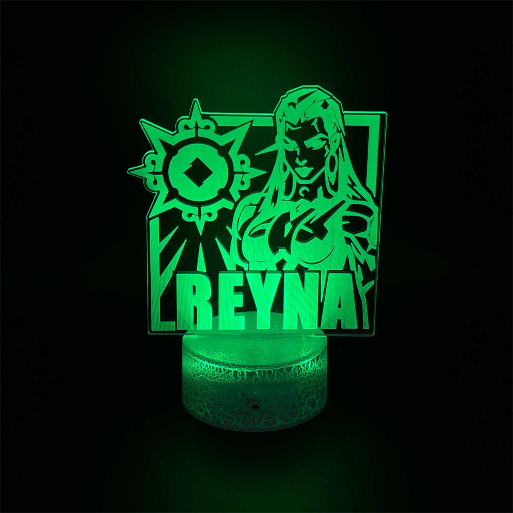 Customized Val Characters 3D Night Lamp Reyna - Tophatter Daily Deals