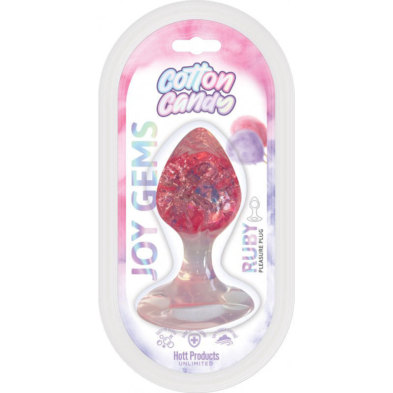 Cotton Candy Joy Gems Sapphire Butt Plug With Gemstone Design > Anal Range > Jewel Butt Plugs - Tophatter Daily Deals