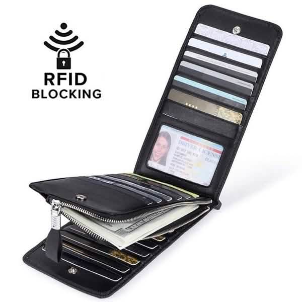 RFID Blocking Bifold Multi Card Case Wallet Handbags & Wallets - Tophatter Daily Deals