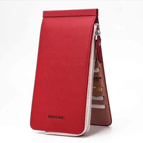 RFID Blocking Bifold Multi Card Case Wallet Red Handbags & Wallets - Tophatter Daily Deals