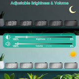 RGB Color LED Digital Alarm Clock Household Appliances - Tophatter Daily Deals
