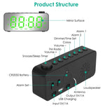 RGB Color LED Digital Alarm Clock Household Appliances - Tophatter Daily Deals