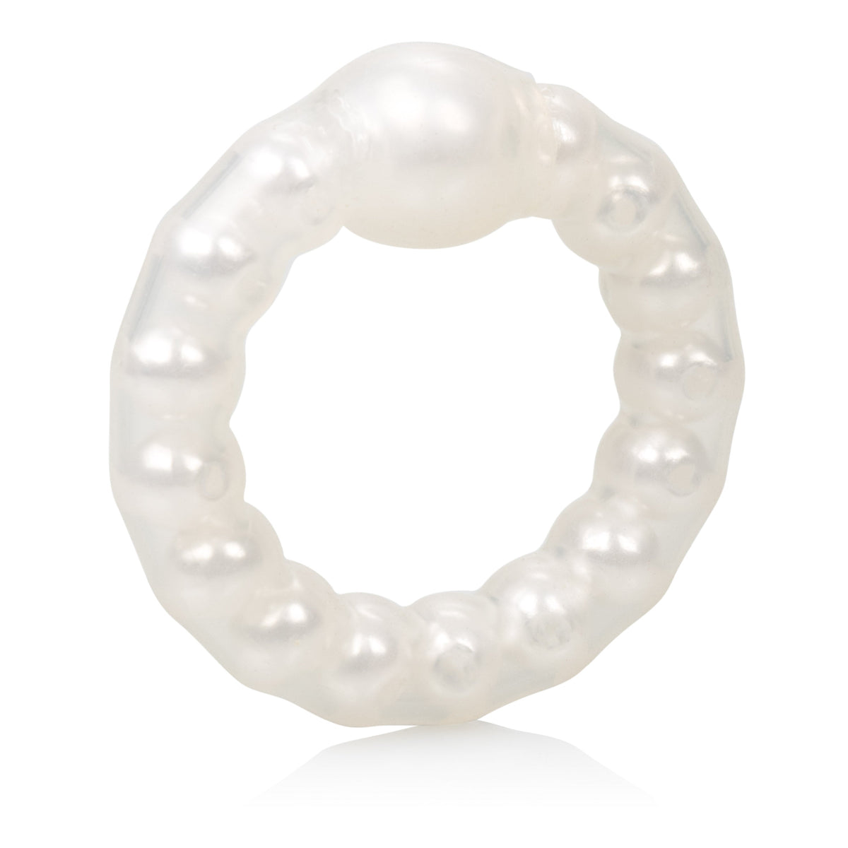 Pearl Beaded Prolong Ring with Stimulating Beads for Men > Cock Ring > Single - Tophatter Daily Deals