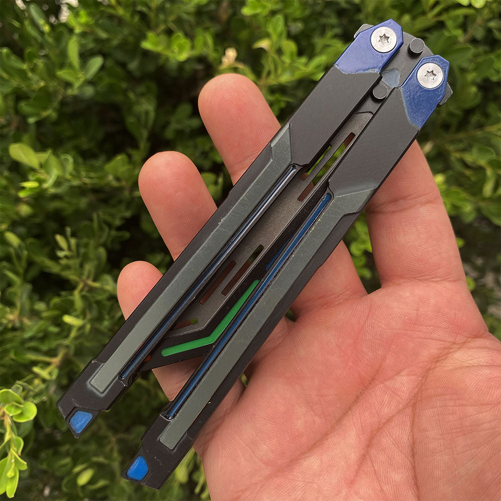 High-End RGX Balisong Trainer RGX Knife 2.0 CNC Aluminum Alloy Version - Tophatter Daily Deals