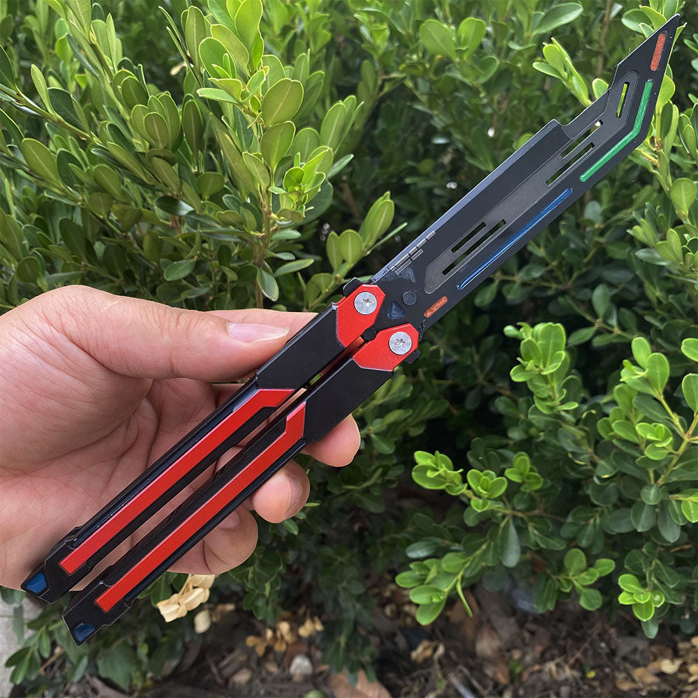 High-End RGX Balisong Trainer RGX Knife 2.0 CNC Aluminum Alloy Version - Tophatter Daily Deals