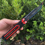 High-End RGX Balisong Trainer RGX Knife 2.0 CNC Aluminum Alloy Version - Tophatter Daily Deals