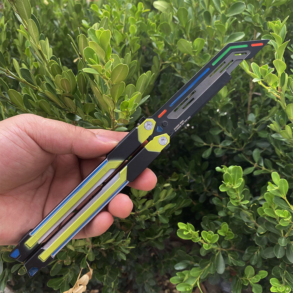 High-End RGX Balisong Trainer RGX Knife 2.0 CNC Aluminum Alloy Version - Tophatter Daily Deals