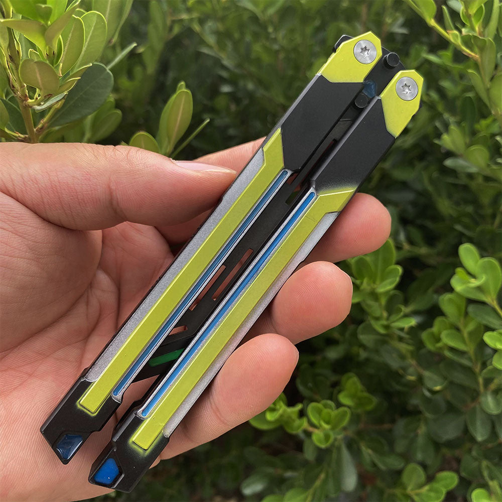 High-End RGX Balisong Trainer RGX Knife 2.0 CNC Aluminum Alloy Version - Tophatter Daily Deals