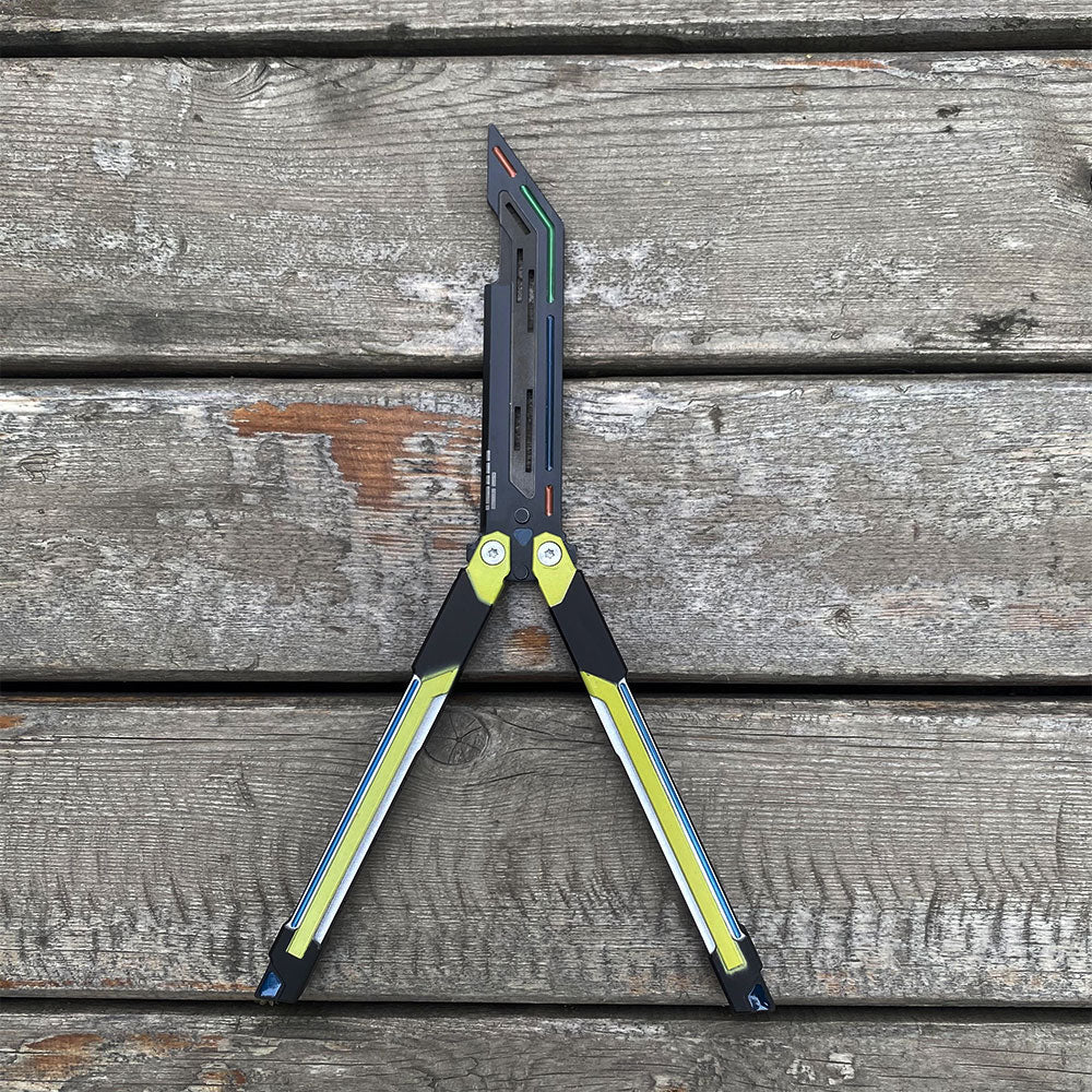 High-End RGX Balisong Trainer RGX Knife 2.0 CNC Aluminum Alloy Version - Tophatter Daily Deals