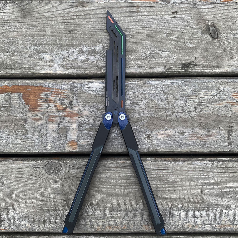 High-End RGX Balisong Trainer RGX Knife 2.0 CNC Aluminum Alloy Version - Tophatter Daily Deals