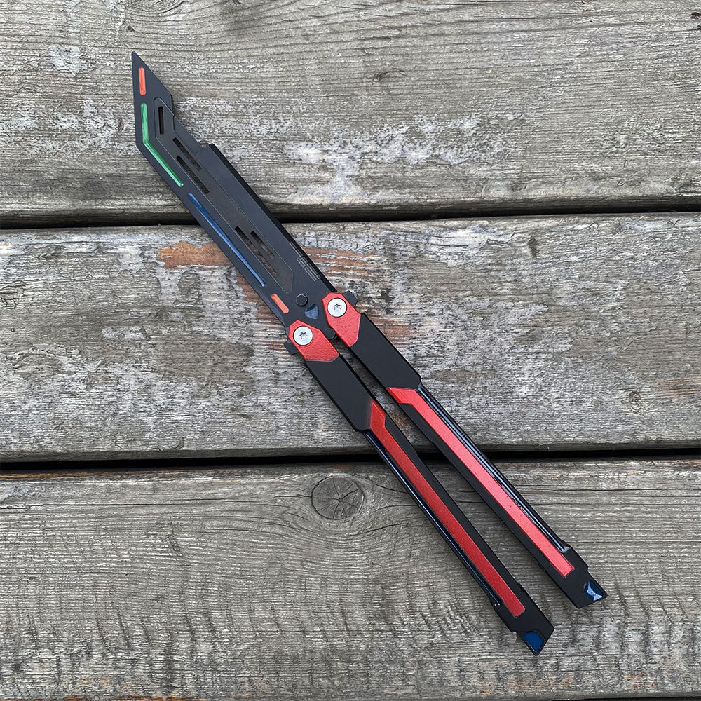 High-End RGX Balisong Trainer RGX Knife 2.0 CNC Aluminum Alloy Version - Tophatter Daily Deals