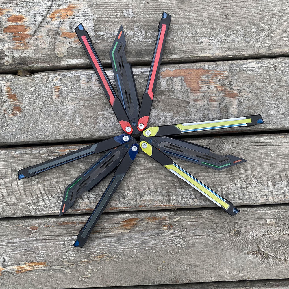 High-End RGX Balisong Trainer RGX Knife 2.0 CNC Aluminum Alloy Version - Tophatter Daily Deals