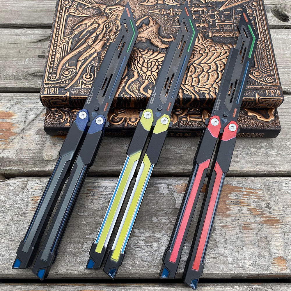 High-End RGX Balisong Trainer RGX Knife 2.0 CNC Aluminum Alloy Version - Tophatter Daily Deals