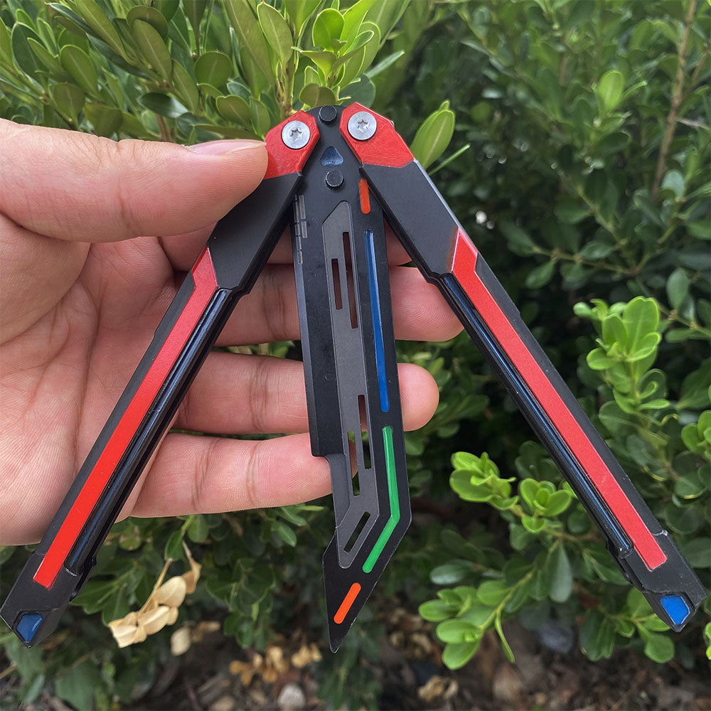 High-End RGX Balisong Trainer RGX Knife 2.0 CNC Aluminum Alloy Version - Tophatter Daily Deals