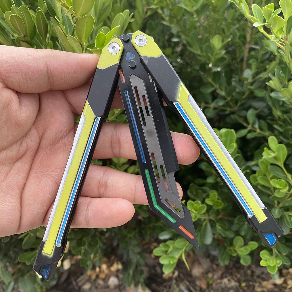 High-End RGX Balisong Trainer RGX Knife 2.0 CNC Aluminum Alloy Version - Tophatter Daily Deals