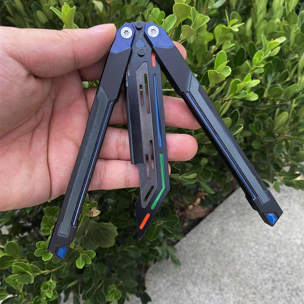 High-End RGX Balisong Trainer RGX Knife 2.0 CNC Aluminum Alloy Version - Tophatter Daily Deals