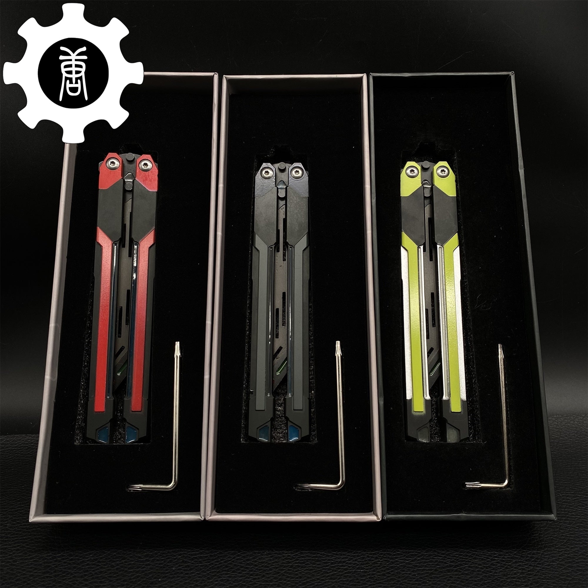 High-End RGX Balisong Trainer RGX Knife 2.0 CNC Aluminum Alloy Version - Tophatter Daily Deals