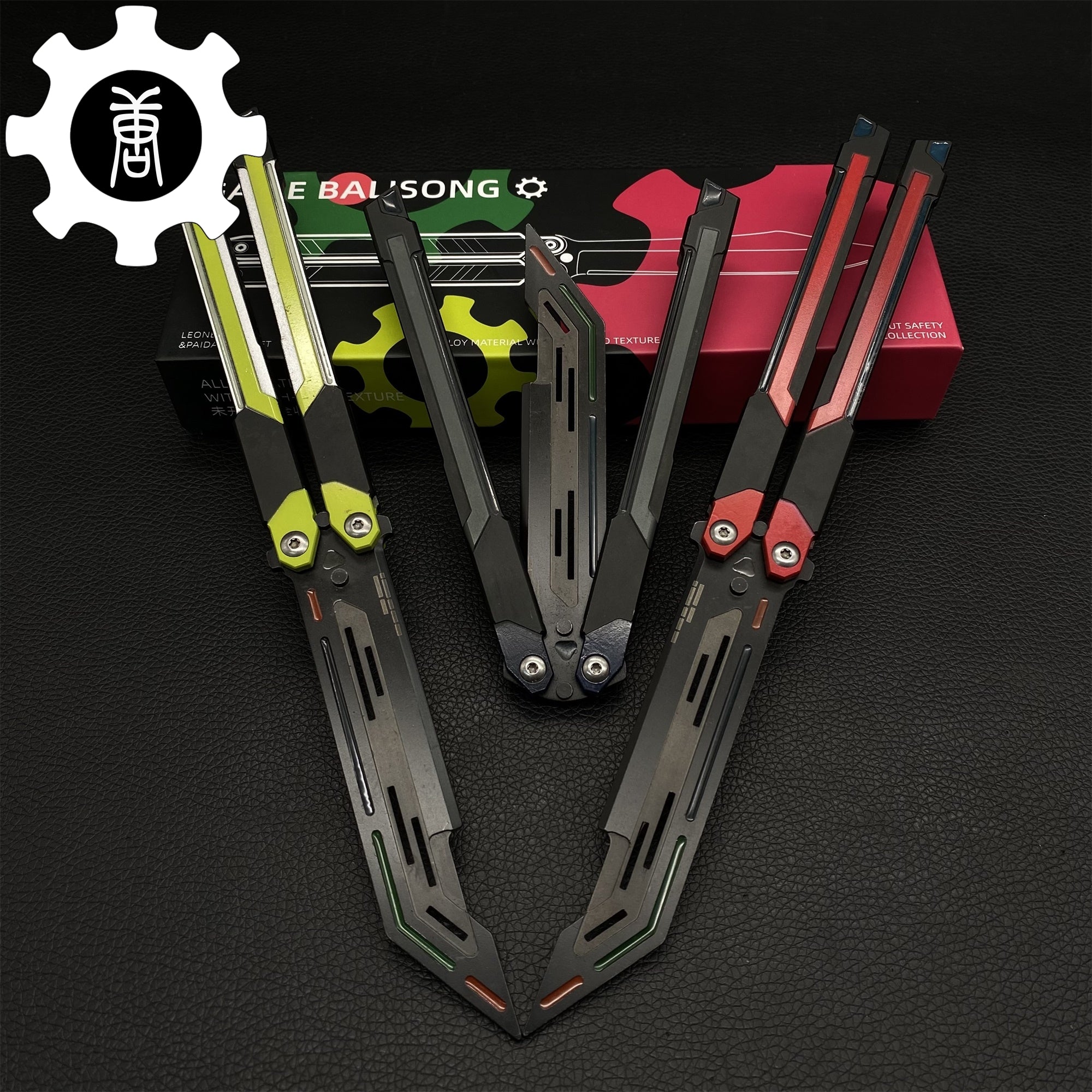 High-End RGX Balisong Trainer RGX Knife 2.0 CNC Aluminum Alloy Version - Tophatter Daily Deals