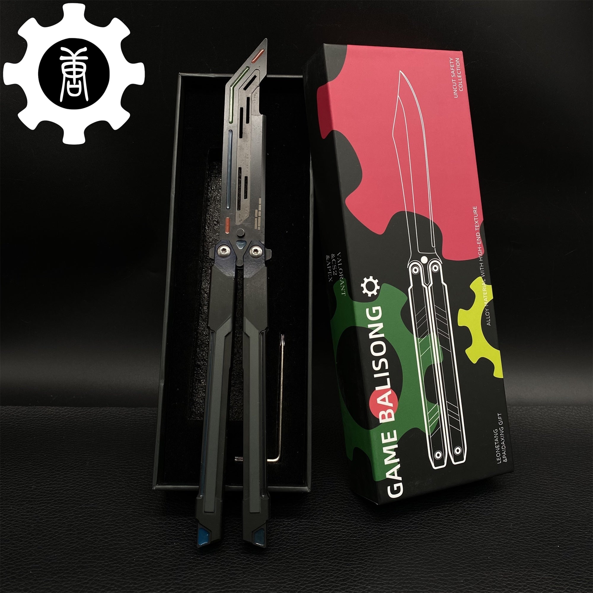 High-End RGX Balisong Trainer RGX Knife 2.0 CNC Aluminum Alloy Version - Tophatter Daily Deals