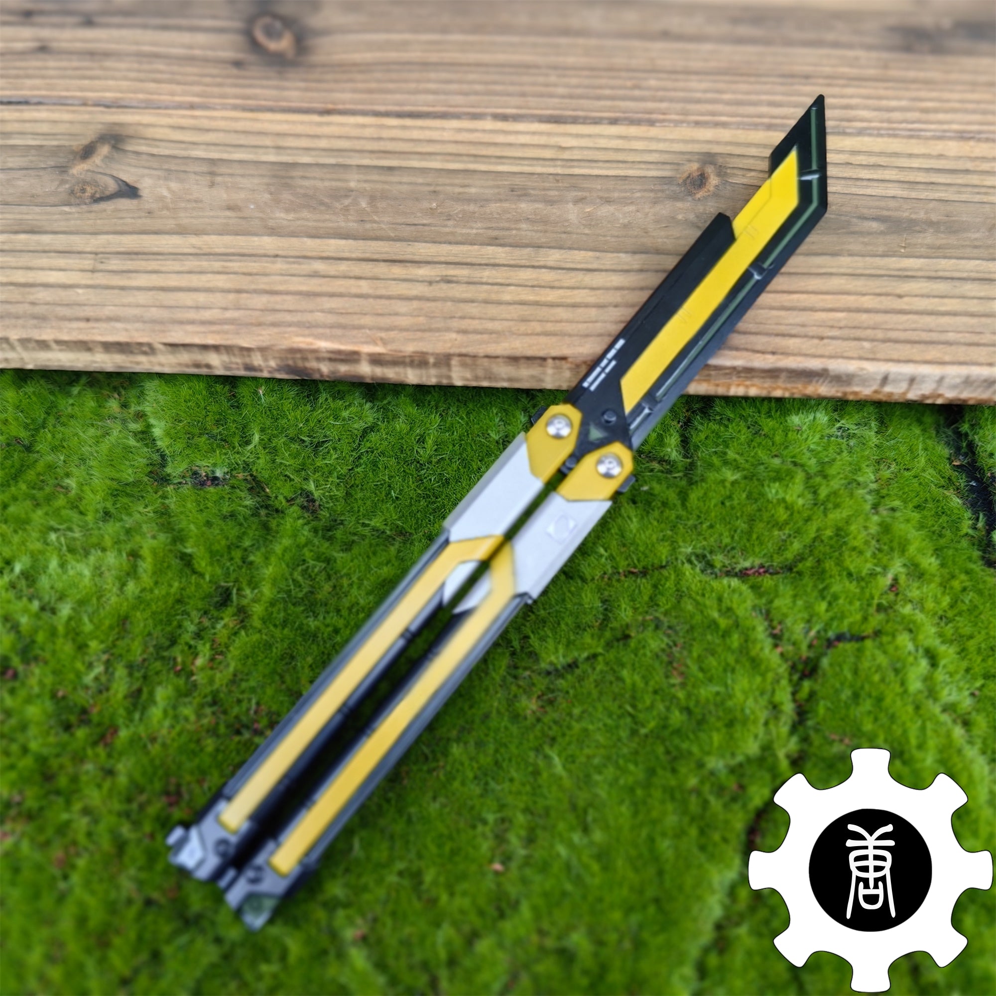 RGX Knife Metal Blunt Blade RGX Butterfly Knife Trainer Game Knife Replica - Tophatter Daily Deals