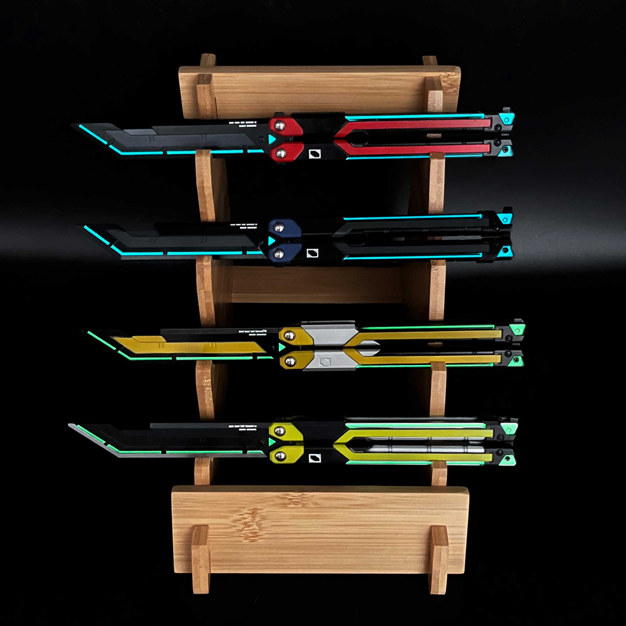 RGX Knife Metal Blunt Blade RGX Butterfly Knife Trainer Game Knife Replica - Tophatter Daily Deals