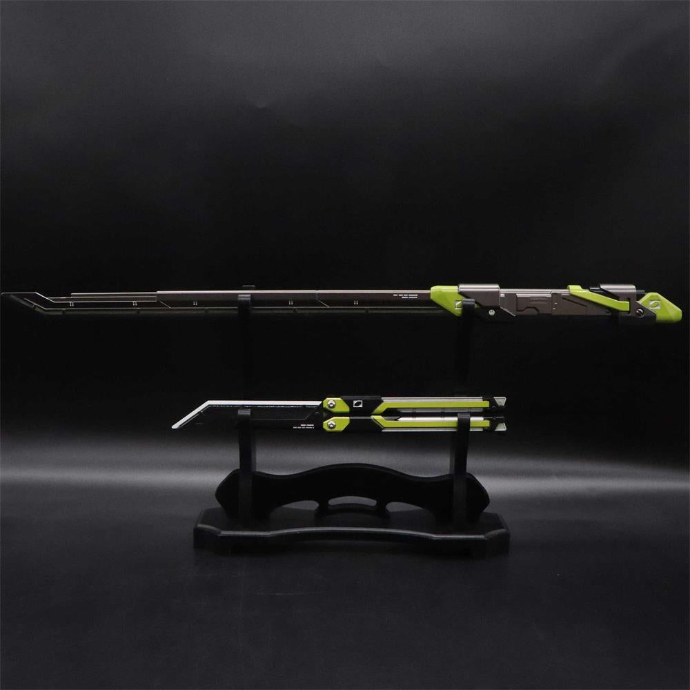 Green RGX Knife RGX Blade 2 In 1 Pack 2 in 1 Pack With Stand - Tophatter Daily Deals