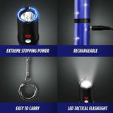 Pucker Power Rhinestone Lipstick Stun Gun Self Defense Keychain Set Package Deals - Tophatter Daily Deals