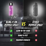 Bling Boss Rhinestone Pepper Spray and Panic Alarm Self-Defense Keychain Set Package Deals - Tophatter Daily Deals