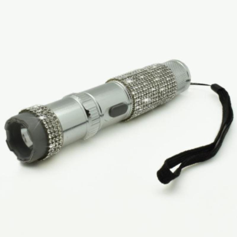 Fire & Ice Rhinestone Stun Gun and Pepper Spray Self Defense Kit Package Deals - Tophatter Daily Deals