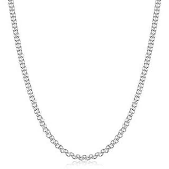 Rhodium Filled High Polish Finish Bismark Chain 20'' Necklaces - Tophatter Daily Deals