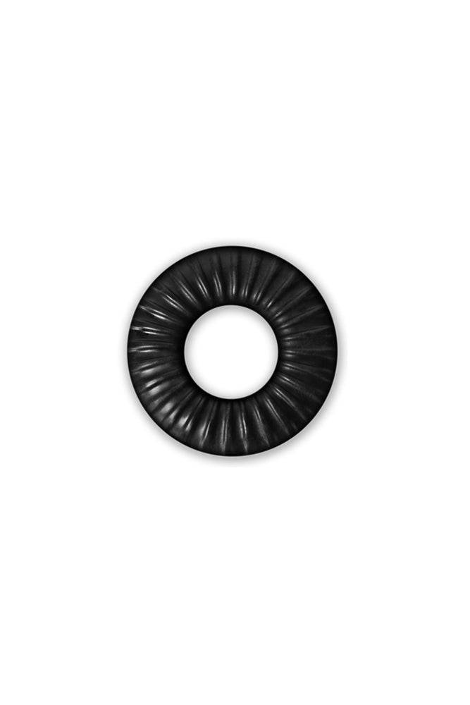 Perfect Fit - Ribbed Cock Ring - Assorted Colors Black Sex Toy - Tophatter Daily Deals