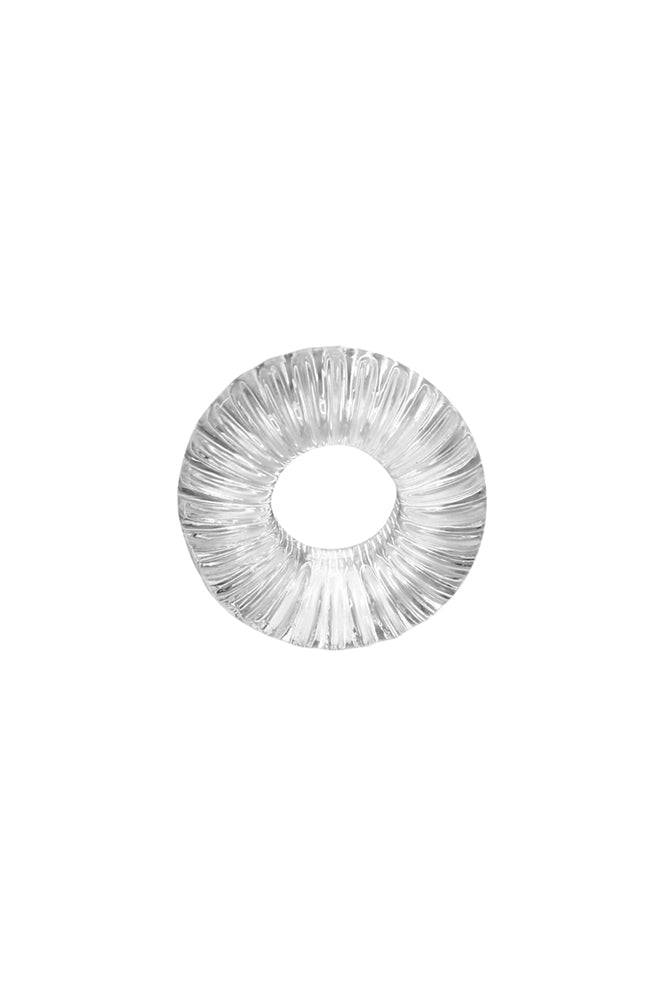 Perfect Fit - Ribbed Cock Ring - Assorted Colors Clear Sex Toy - Tophatter Daily Deals