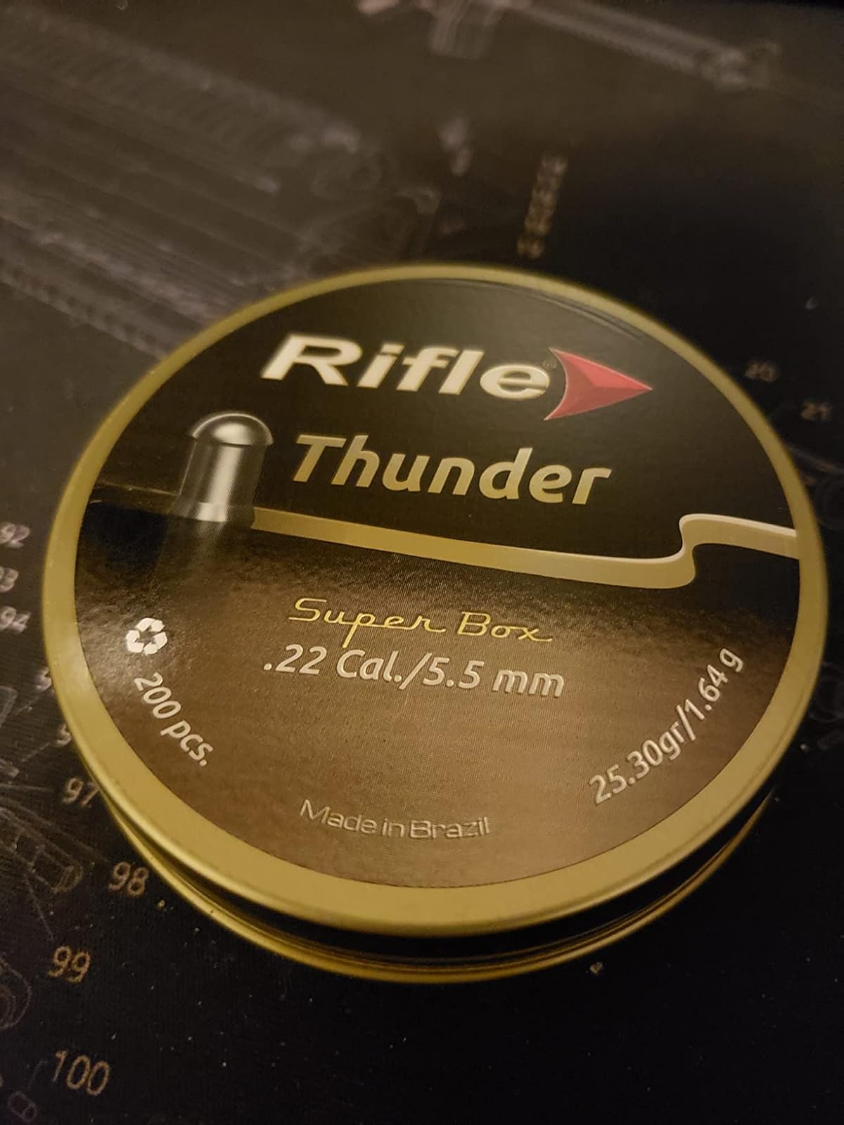 RIFLE .22 CAL THUNDER SUPER BOX (25.30GR) - 200's - Tophatter's Army Deals BULLETS - Tophatter Daily Deals