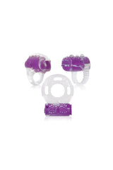 Evolved - Ring True Pleasure Ring Trio - Purple Sex Toy - Tophatter Daily Deals