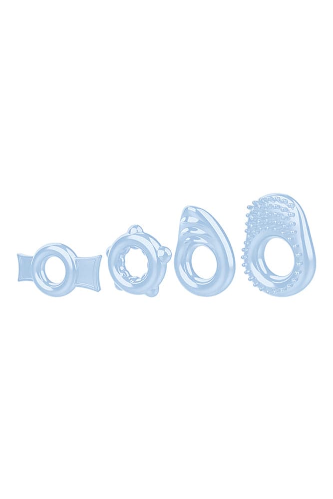 Zero Tolerance - Ring A Ding Ding Cock Ring Set - Blue Sex Toy - Tophatter Daily Deals