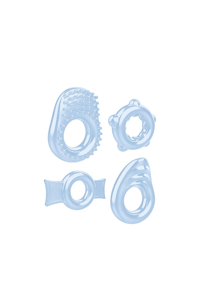 Zero Tolerance - Ring A Ding Ding Cock Ring Set - Blue Sex Toy - Tophatter Daily Deals