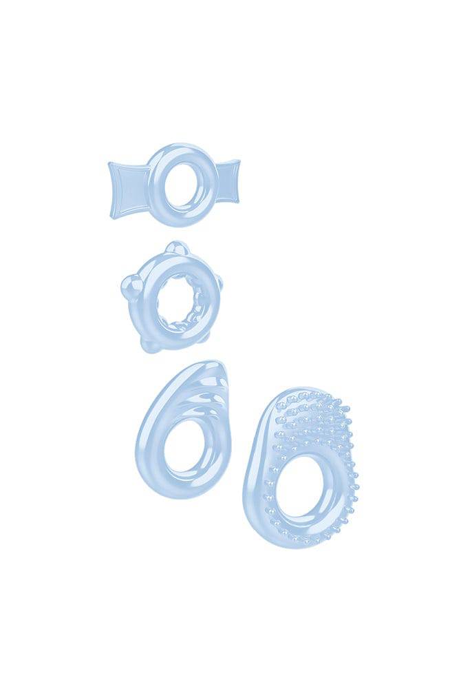 Zero Tolerance - Ring A Ding Ding Cock Ring Set - Blue Sex Toy - Tophatter Daily Deals
