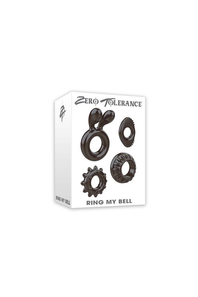 Zero Tolerance - Ring My Bell Cock Ring Set - Black Sex Toy - Tophatter Daily Deals