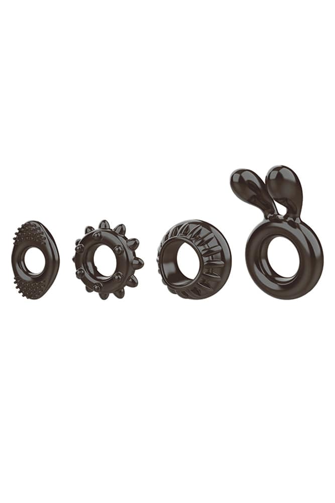 Zero Tolerance - Ring My Bell Cock Ring Set - Black Sex Toy - Tophatter Daily Deals