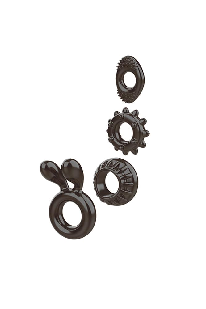 Zero Tolerance - Ring My Bell Cock Ring Set - Black Sex Toy - Tophatter Daily Deals
