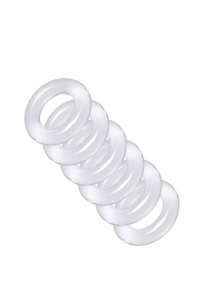 XR Brands - Master Series - Ring Master Custom Ball Stretcher Kit - Clear Sex Toy - Tophatter Daily Deals