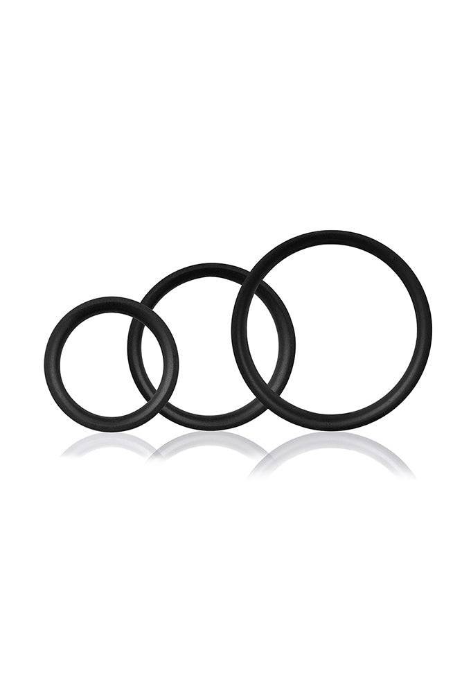 Screaming O - RingO Pro Silicone Cock Ring Set - 3 pack - Black Sex Toy - Tophatter Daily Deals
