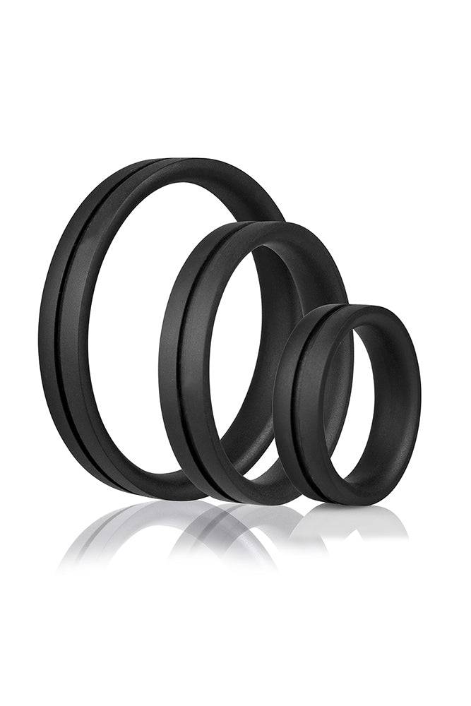Screaming O - RingO Pro Silicone Cock Ring Set - 3 pack - Black Sex Toy - Tophatter Daily Deals