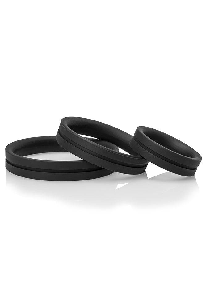Screaming O - RingO Pro Silicone Cock Ring Set - 3 pack - Black Sex Toy - Tophatter Daily Deals