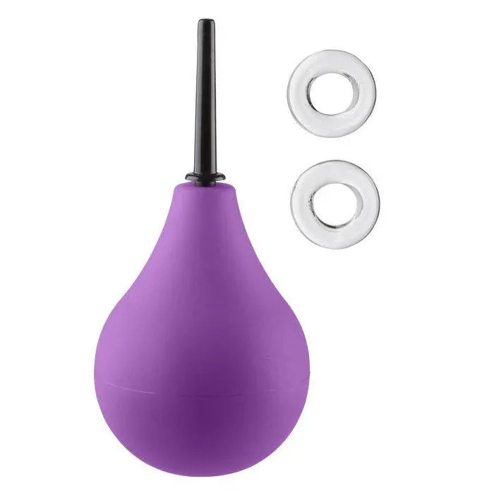 Cloud 9 Fresh and Deluxe Anal Enema Bulb With Soft Tip and C-Rings – 7.6oz Douche > Essentials > Douches - Tophatter Daily Deals