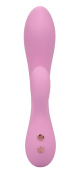 Contour Zoie Pink Flexible Dual Massager with 10 Vibration Functions and Silicone Design > Vibrators > Ladies > Rabbit - Tophatter Daily Deals