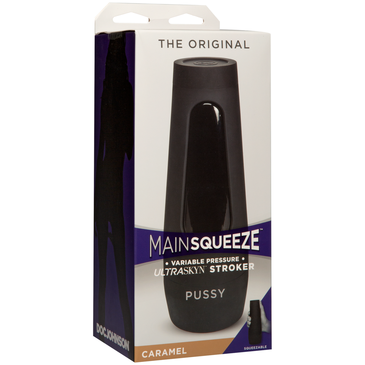 Doc Johnson Main Squeeze Original Pussy – Masturbator with Squeezable Grip and Suction Control > Sex Toys For Men > Masturbators > Manual - Tophatter Daily Deals