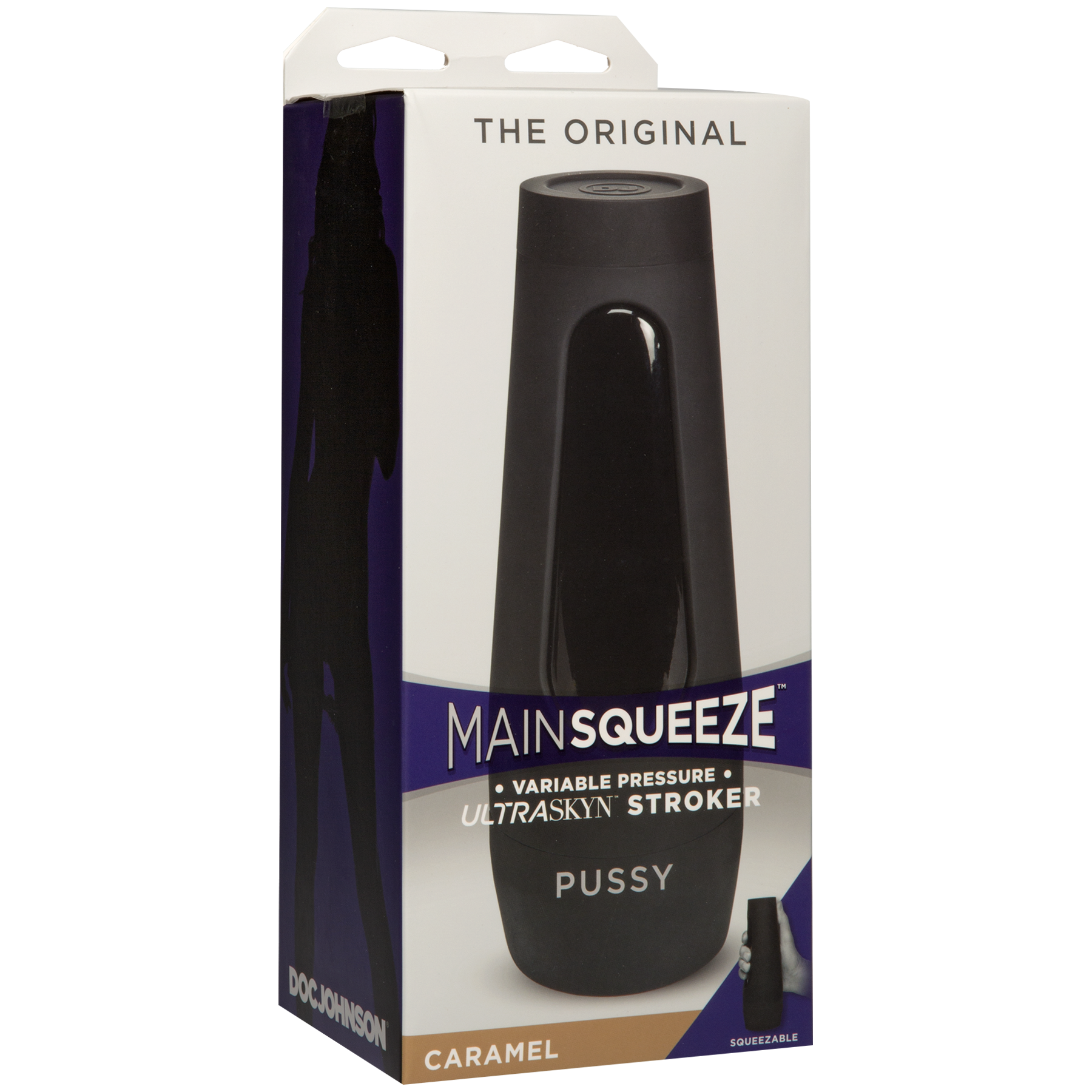 Doc Johnson Main Squeeze Original Pussy – Masturbator with Squeezable Grip and Suction Control > Sex Toys For Men > Masturbators > Manual - Tophatter Daily Deals